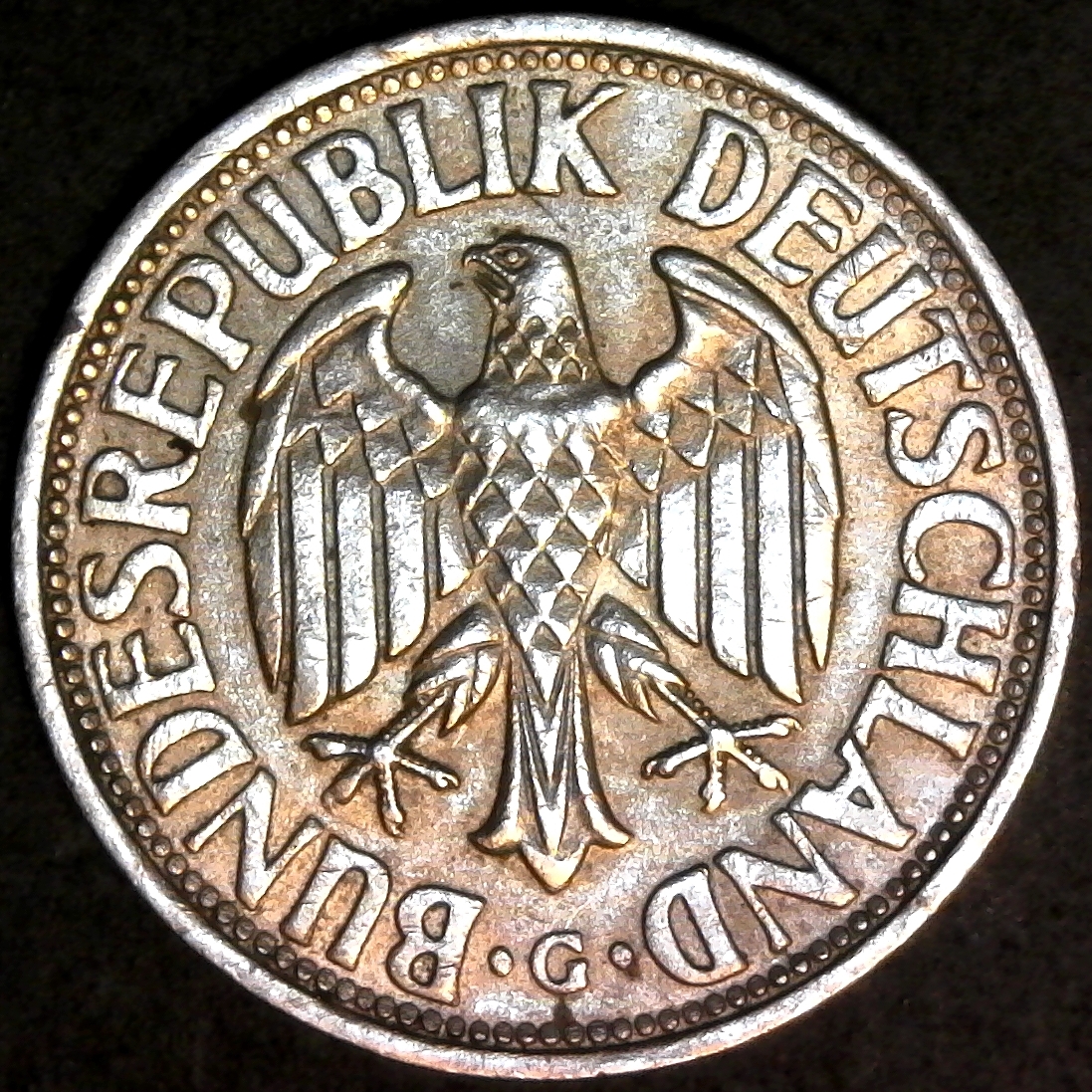 Germany One Mark 1950G reverse.jpg