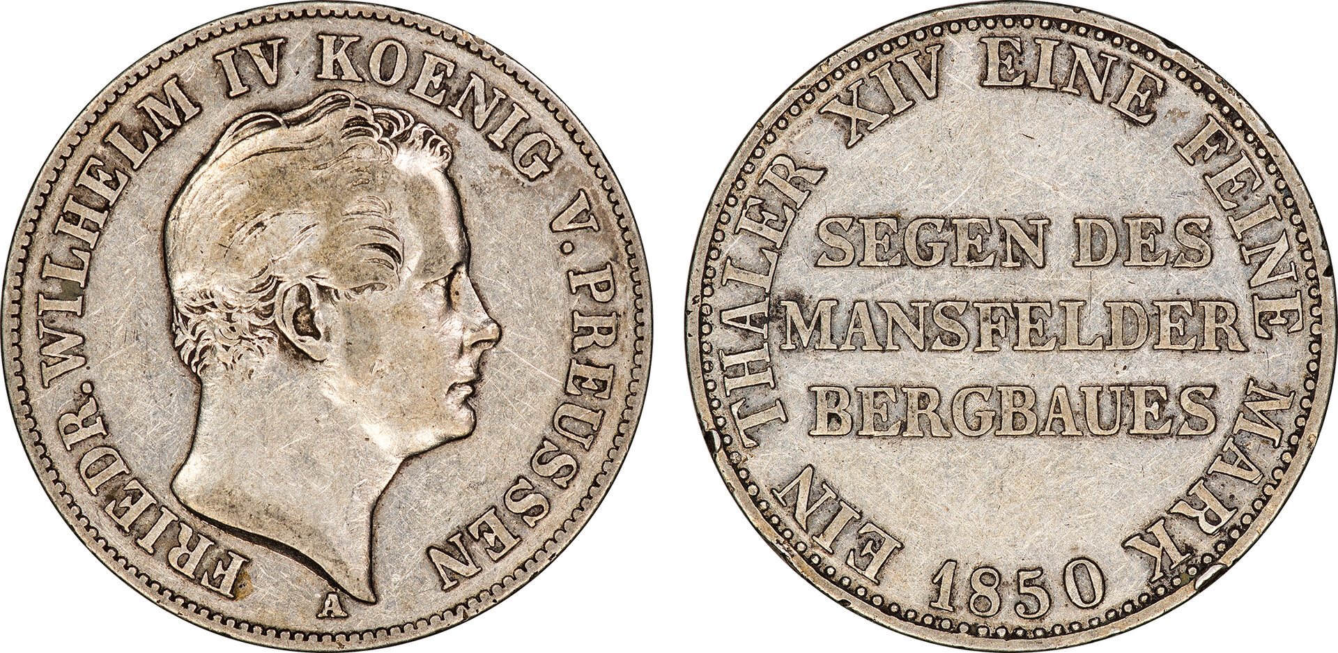 Germany (Prussia) - 1850 A Mining Thaler.jpg