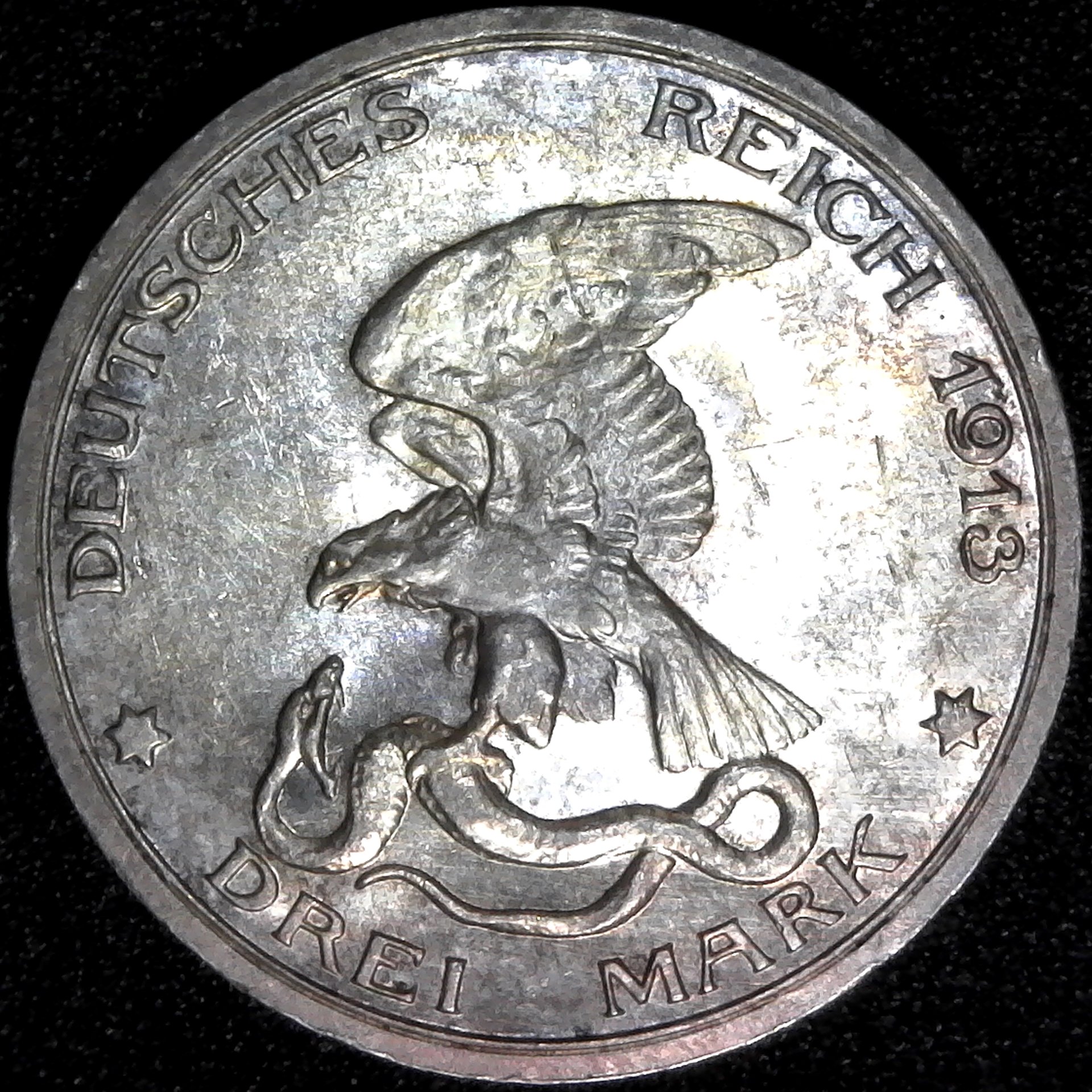 Germany Prussia 3 Mark 1913 reverse.jpg