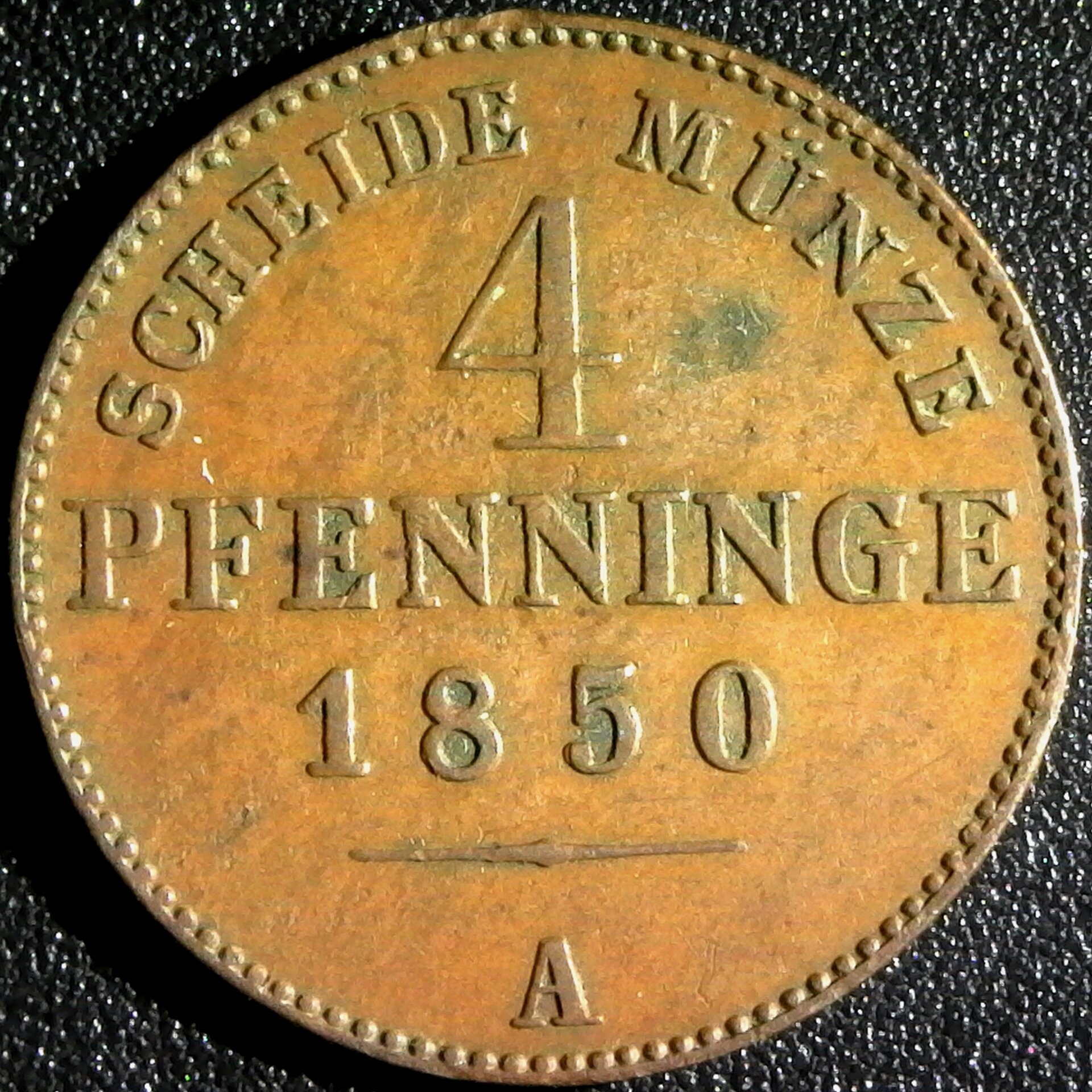 Germany Prussia 4 Pfennig 1850 A KM 454 obv.jpg