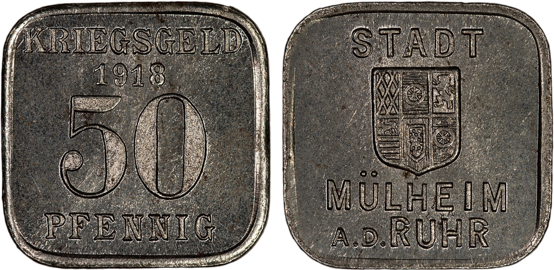 Germany (Rhine Republic - Mulheim a.d. Ruhr) - 1918 Kriegsgeld 50 Pfennig.jpg