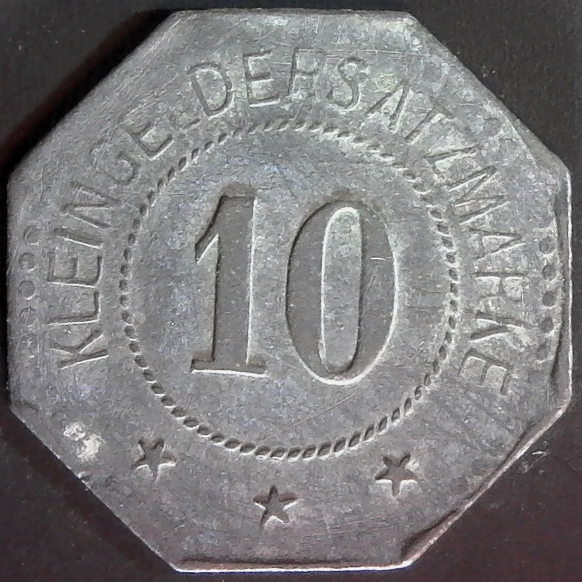 Germany Saarburg Trier 10 Pfennig rev.jpg