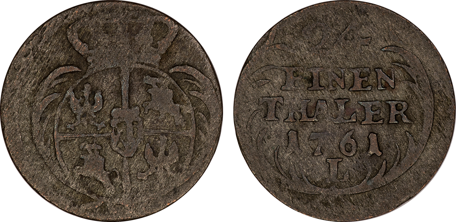 Germany (Saxony) - 1761 L 24 Einen Thaler.png
