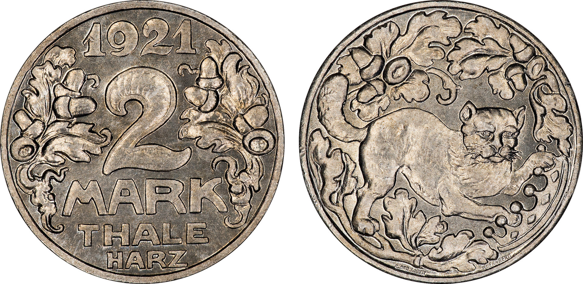 Germany (Saxony - Thale am Harz) Notgeld - 1921 2 Marks.jpg