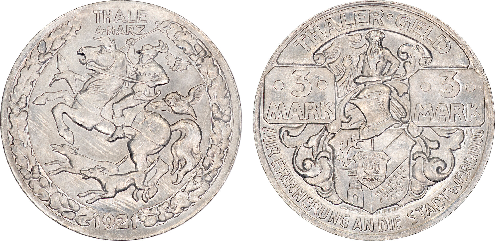 Germany (Saxony - Thale am Harz) Notgeld - 1921 3 Marks 2.jpg