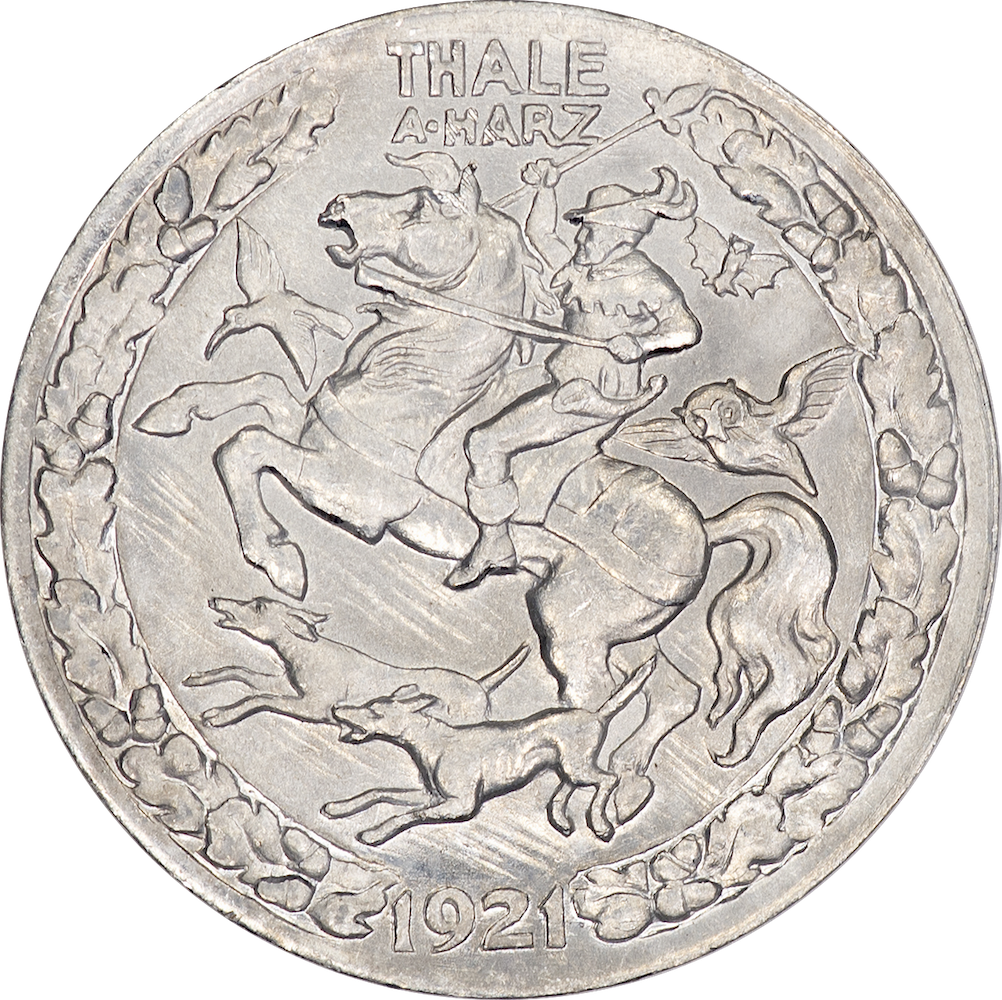 Germany (Saxony - Thale am Harz) Notgeld - 1921 3 Marks 2 - Obverse.png
