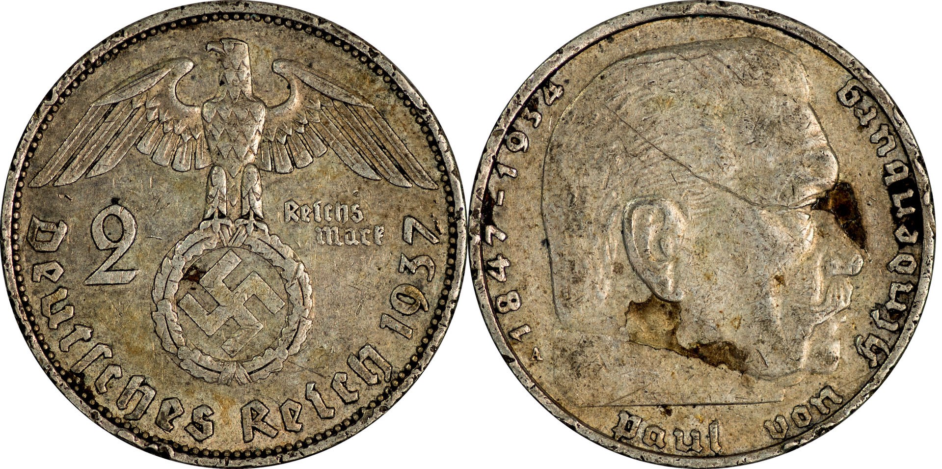 Germany (Third Reich) - 1937 A 2 Reichsmark.jpg