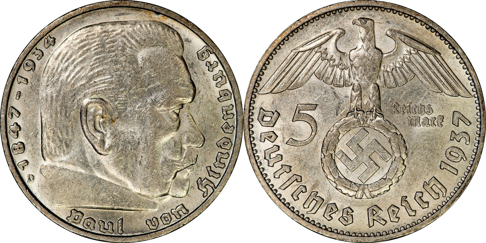 Germany (Third Reich) - 1937 D 5 Reichsmark.jpg