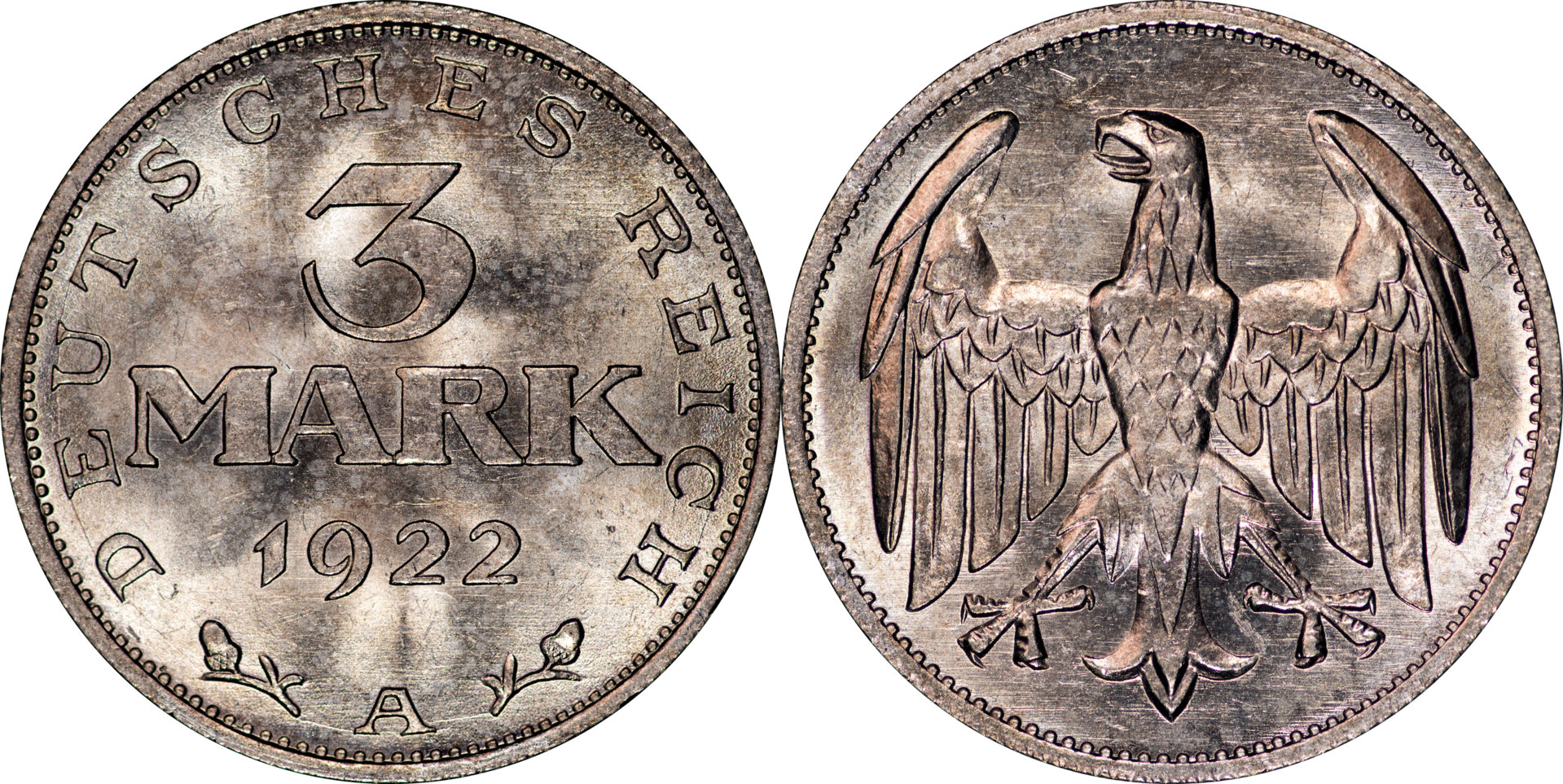 Germany (Weimar) - 1922 A 3 Mark.jpg
