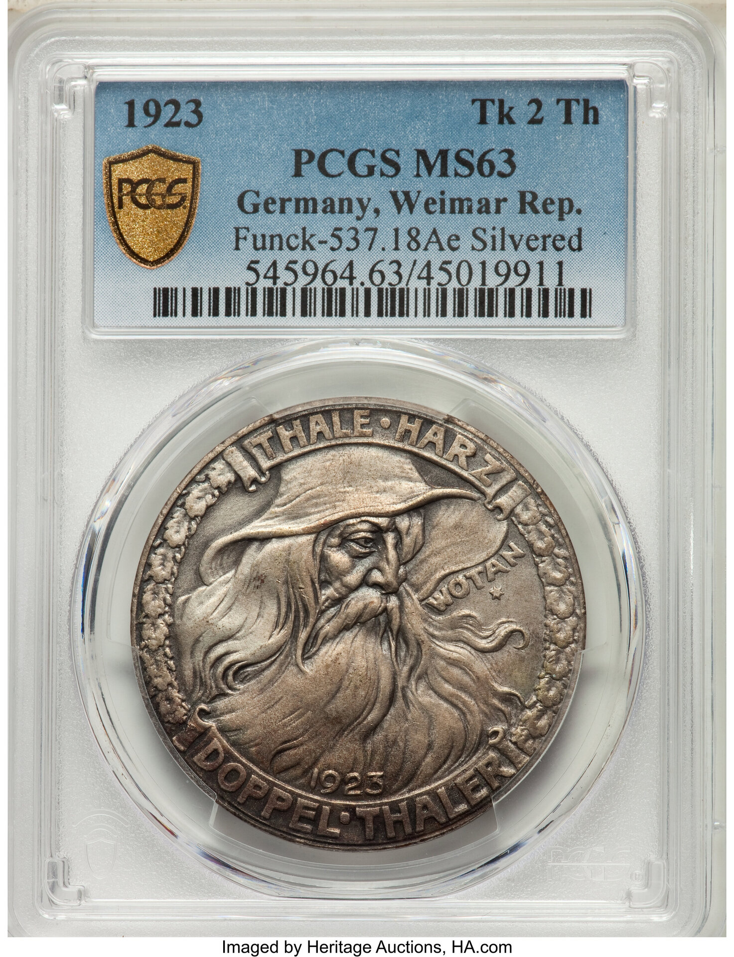 Germany, Weimar Republic silvered bronze 'Hexentanzplatz' Token 2 Taler 1923 MS63 PCGS_lf_02.jpg