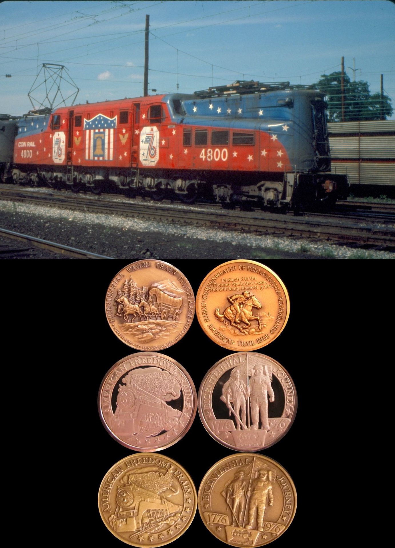 GG-1 Bicentennial Locomotive #4800 Harrisburg PA 1977-vert.jpg