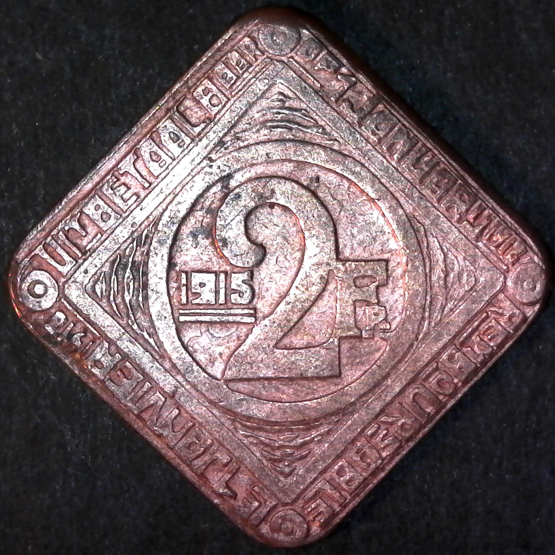 Ghent 2 Franken 1915 rev.jpg
