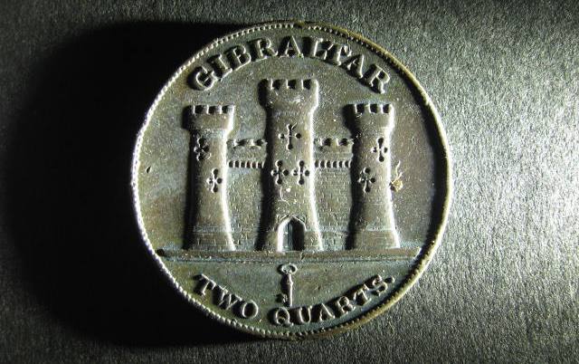 Gibraltar two quarts 1842 obverse KM3.jpg