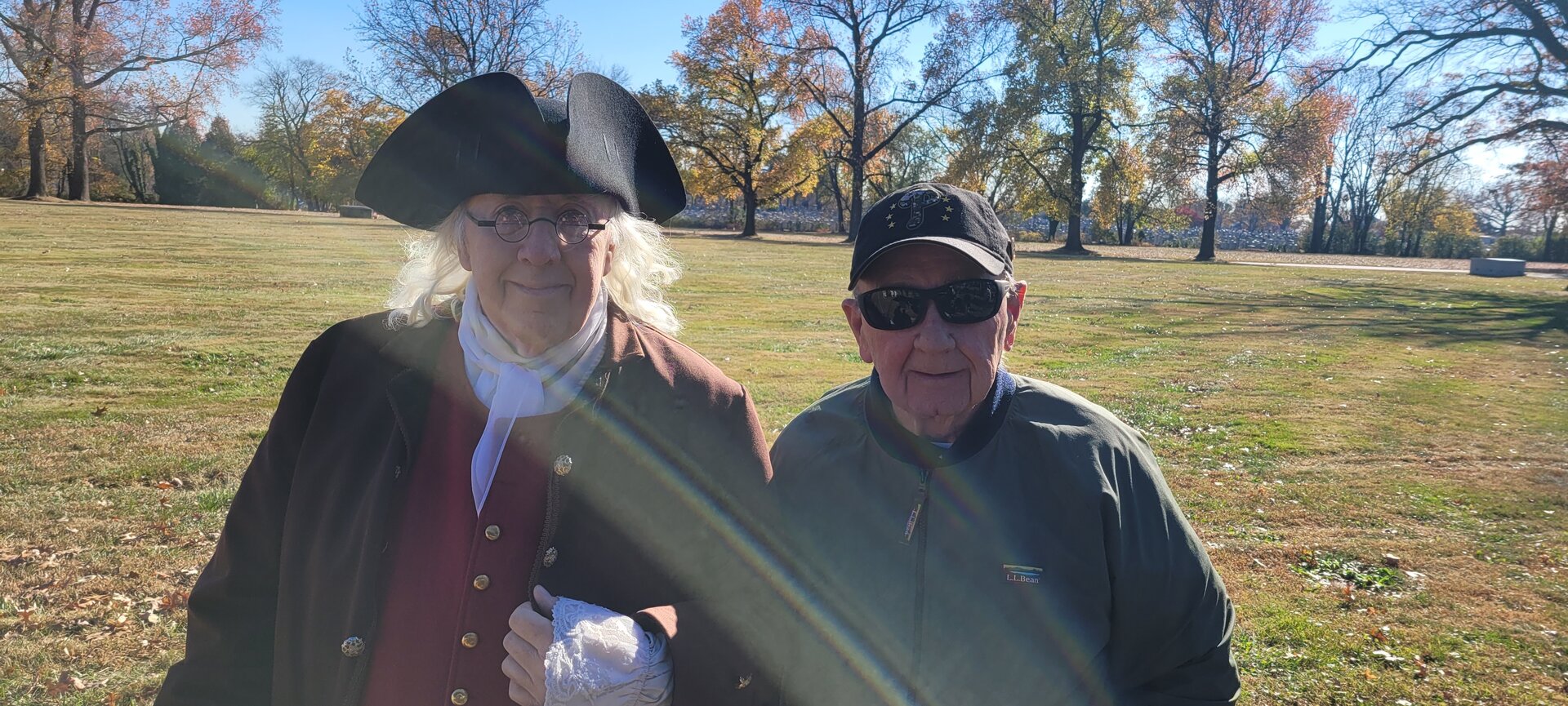 Gobrecht Grave marking Unvailing Ben & I.jpg