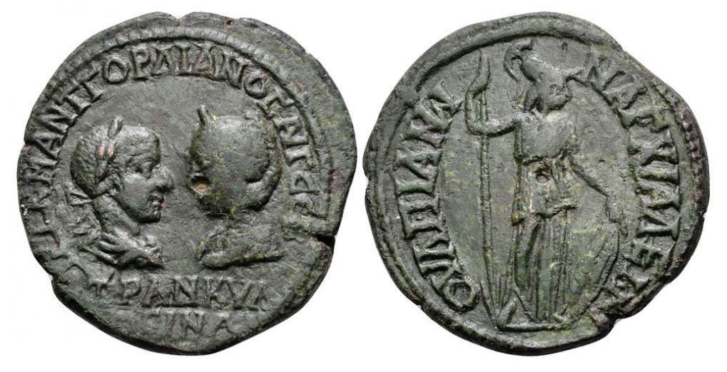Gordian and Tranquillina Anchialos Athena standing.jpg
