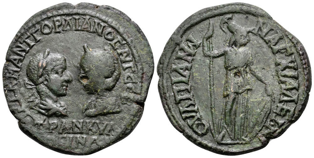Gordian and Tranquillina Anchialos Athena standing.jpg