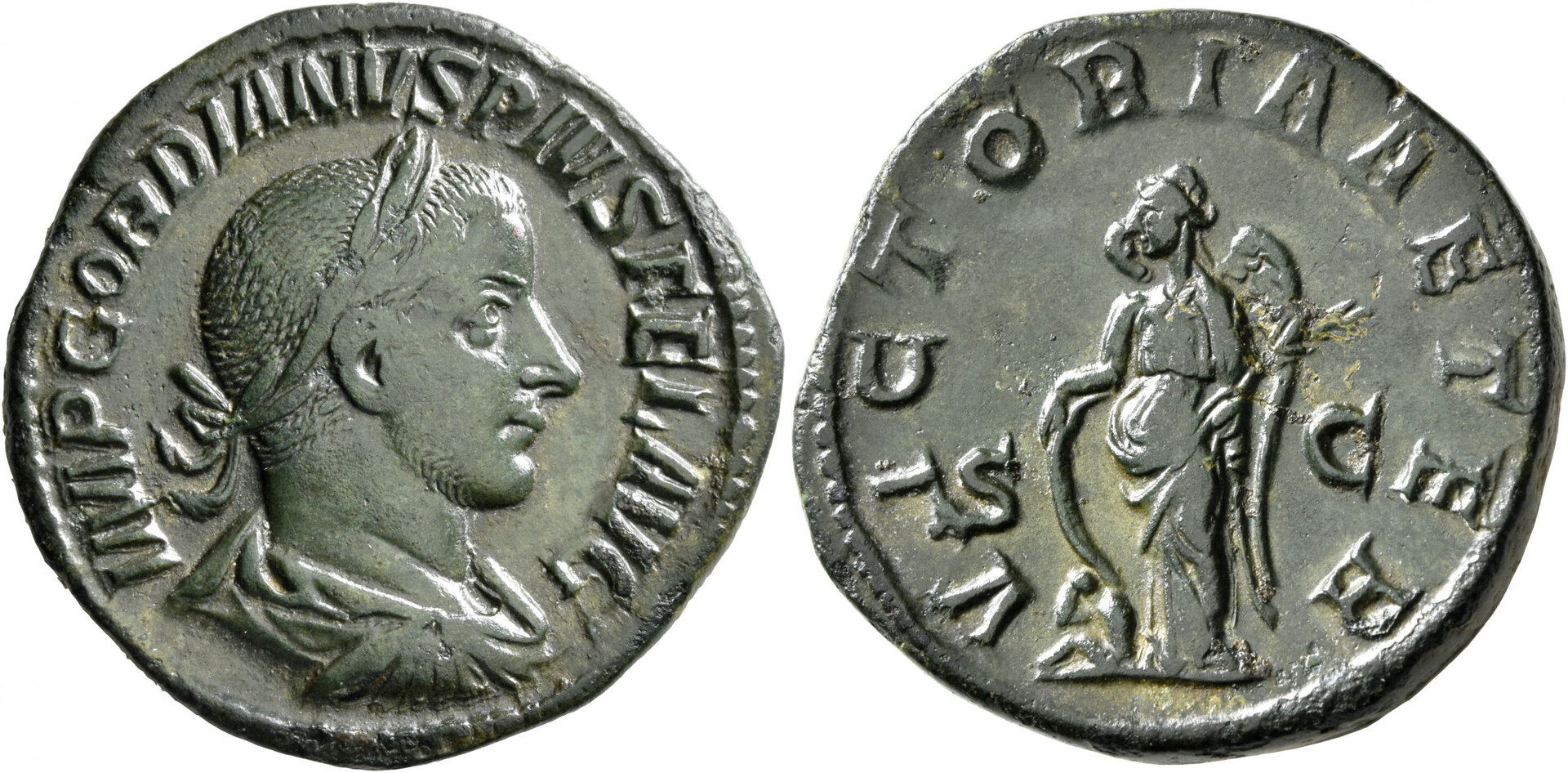 Gordian III AE Sestertius Ex George His, Adrian Lang Collections RIC 337a.jpg
