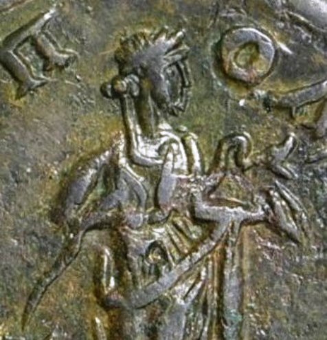 Gordian III and Serapis Dionysopolis Hygeia close-up.jpg