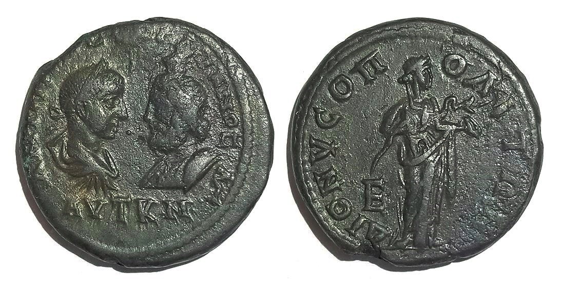 Gordian III and Serapis Dionysopolis Hygeia.jpg