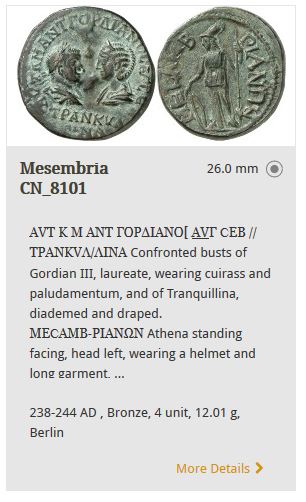 Gordian III and Tranquillina Mesembria die damage 1.JPG