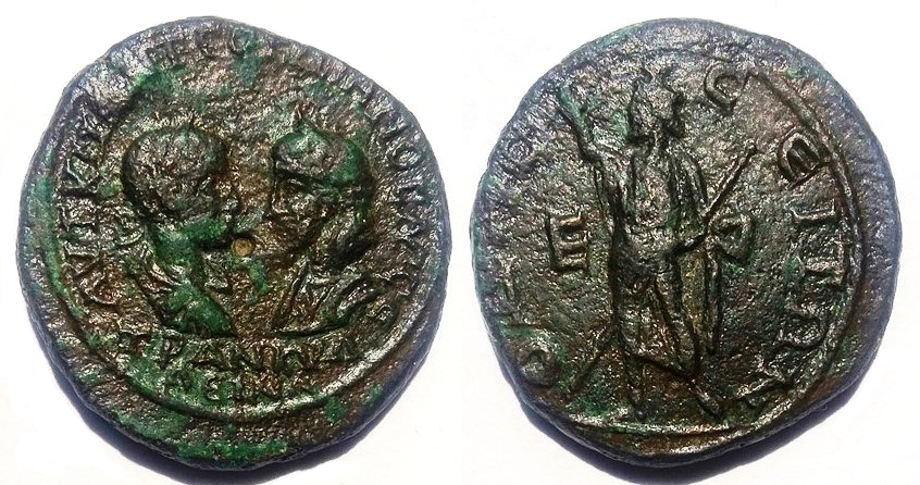 Gordian III and Tranquillina Odessos Serapis.jpg
