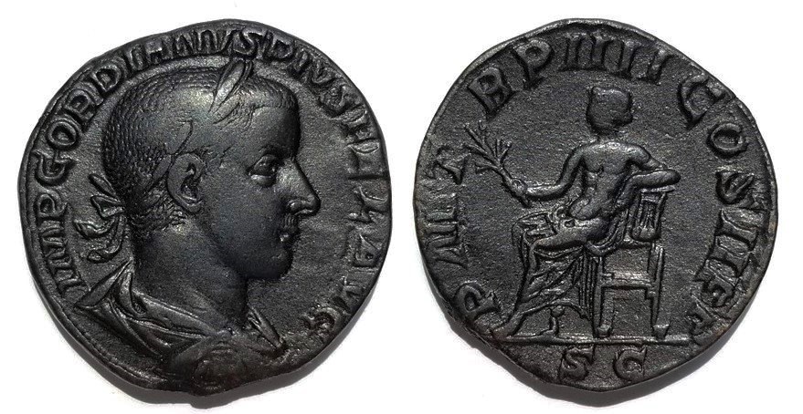 Gordian III Apollo seated sestertius.jpg