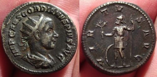 Gordian III AR Deeply Toned Antoninianus.JPG