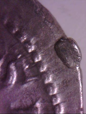 Gordian III Silver Antoninianus - Rev Lump on Rim.jpg