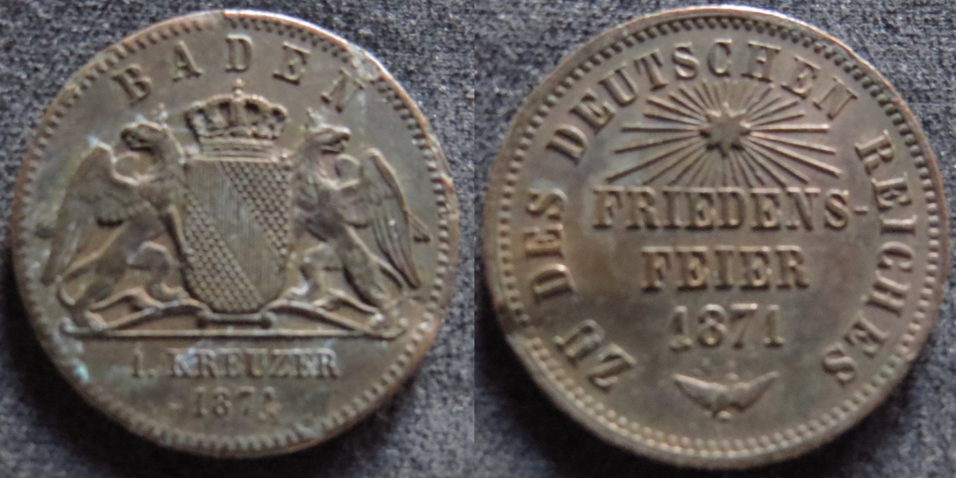 Grand Duchy of Baden 1 Kreuzer 1871 Frederick I copy.jpg
