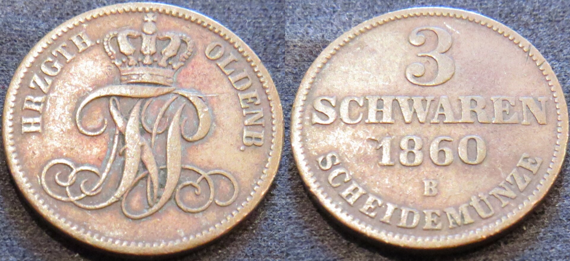 Grand Duchy of Oldenburg 3 Schwaren 1860 copy.jpg