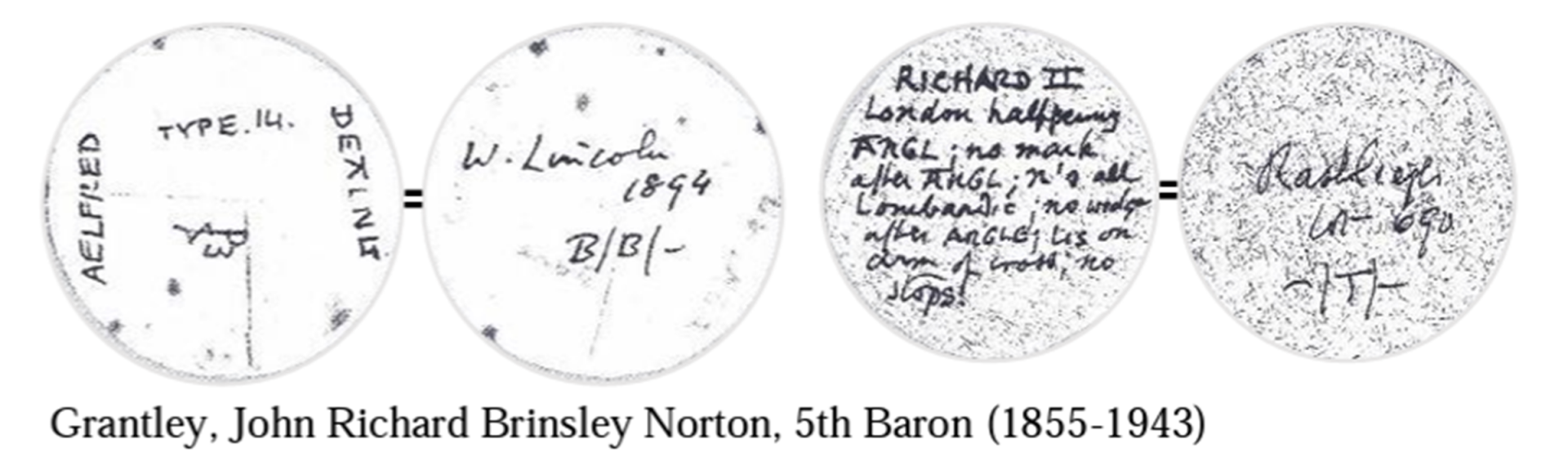Grantley Lord John Richard Brinsley Norton Tags BNS Coin Tickets.png