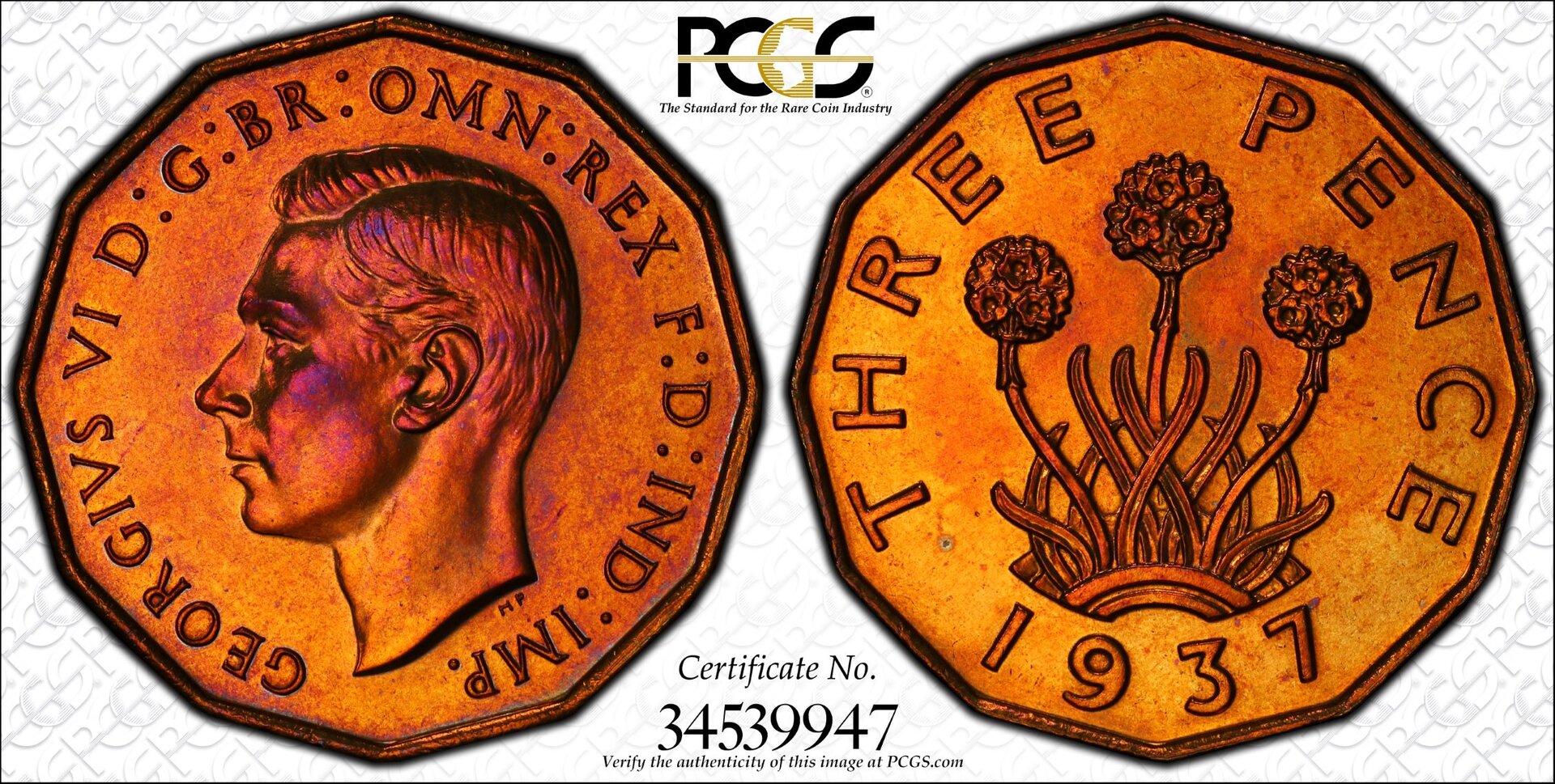 Great Britain 3d 1937 S-4112 Nickel-Brass PR64 PCGS 34539947 Trueview.jpg