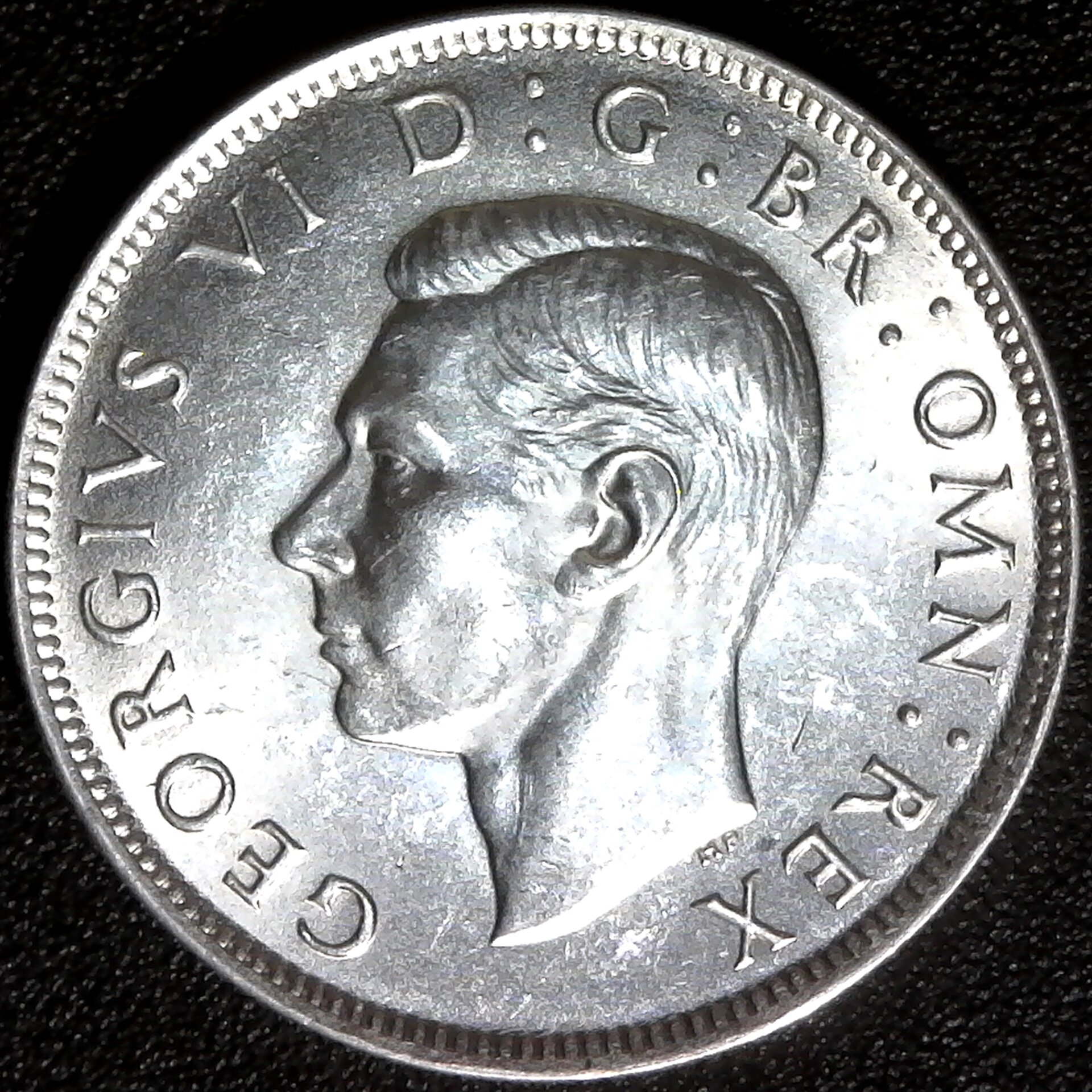 Great Britain;  Florin - 2 Shillings 1942 George VI KM#855  obverse.jpg