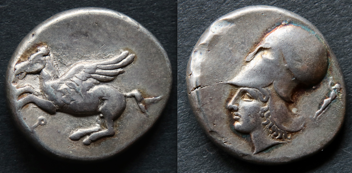 Griechen – Korinthia, Korinth, Stater.png