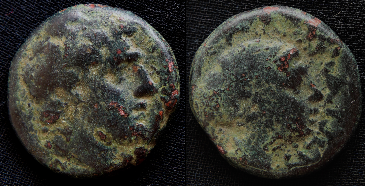 Griechen – Thessalien, Phalanna, AE, Ares und Nymphe.png