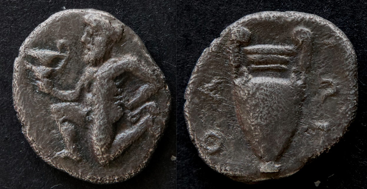 Griechen – Thrakische Inseln, Thasos, Trihemiobol..png