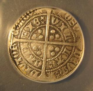 Groat Henry VI 1422 - 1430 reverse.JPG