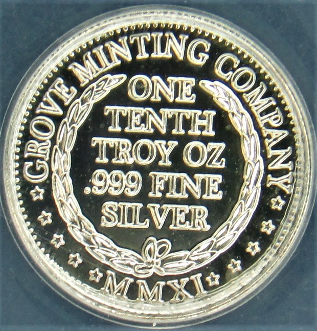 Grove Minting Co - 2011 - (1837) Feuchtwanter) - reverse.JPG