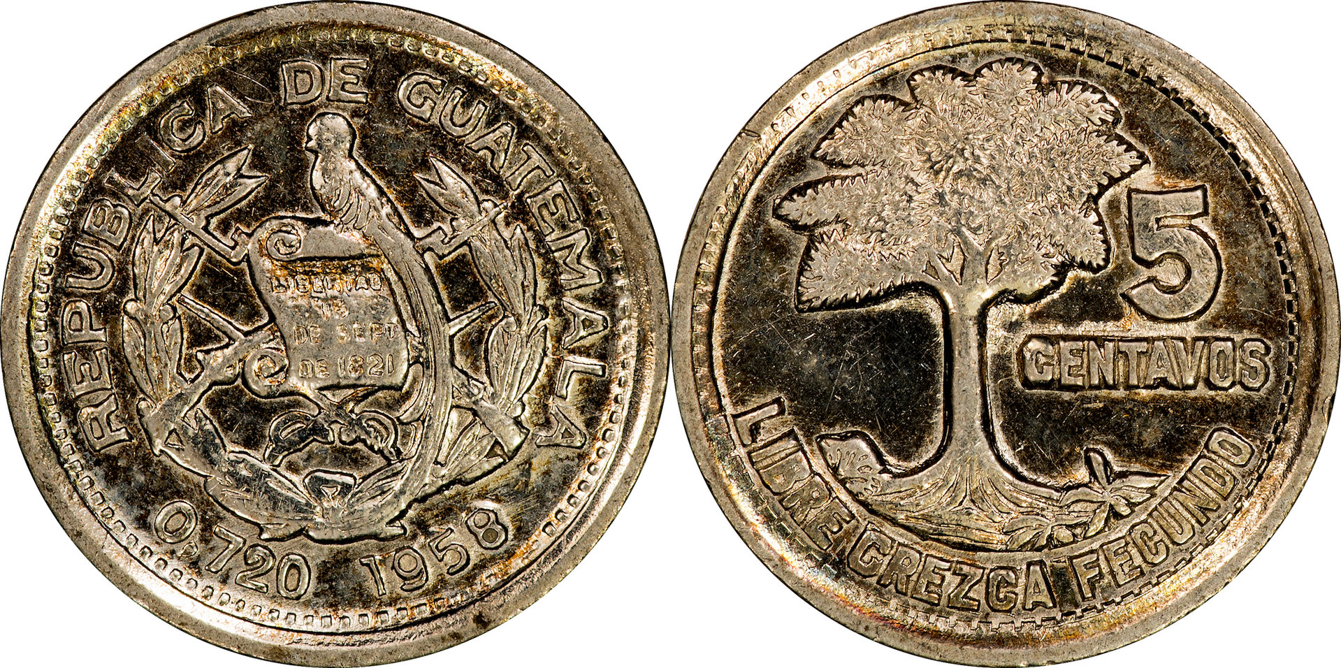 Guatemala - 1958 5 Centavos.jpg