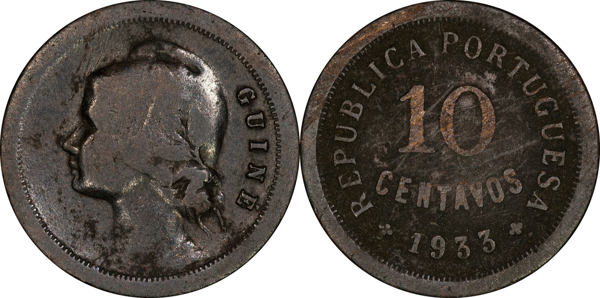 Guinea-Bissau - 1933 10 Centavos.jpg