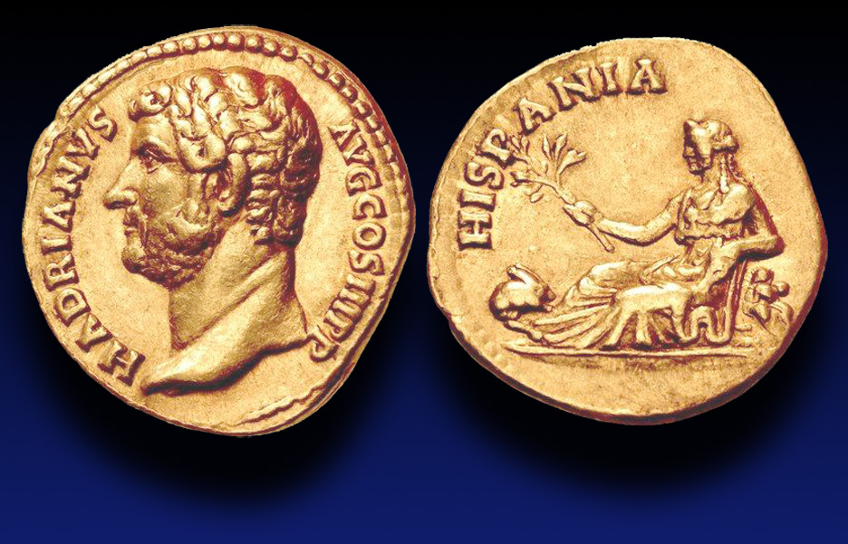 H8 - Hadrian AV aureus Hispania.jpg
