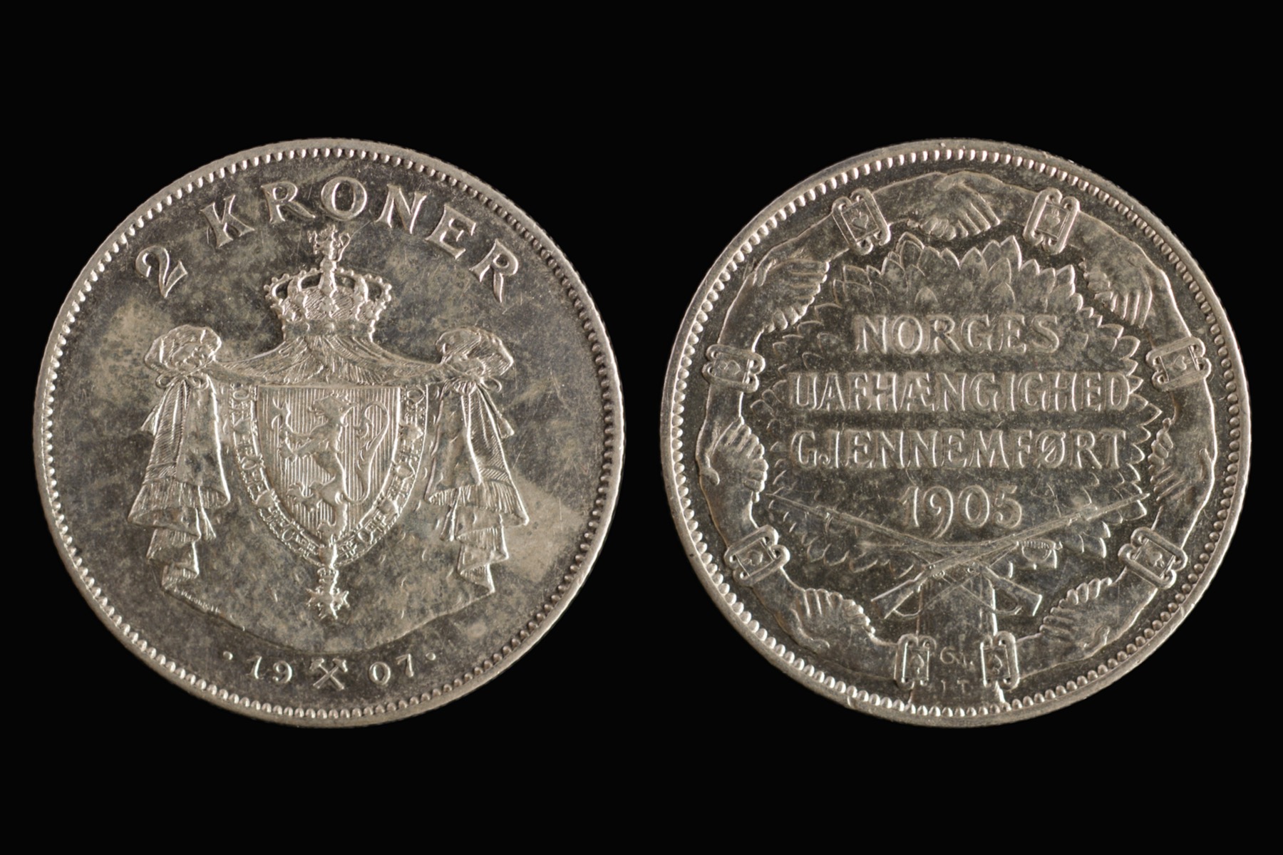 Haakon VII 2 kr gevær.jpg