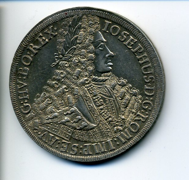 Habsburg Josef I Taler  1710 Hall obv 387.jpg