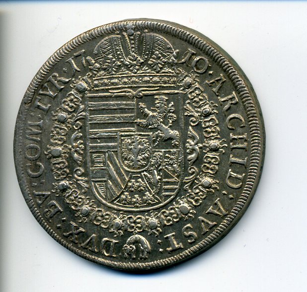 Habsburg Josef I Taler  1710 Hall rev 388.jpg