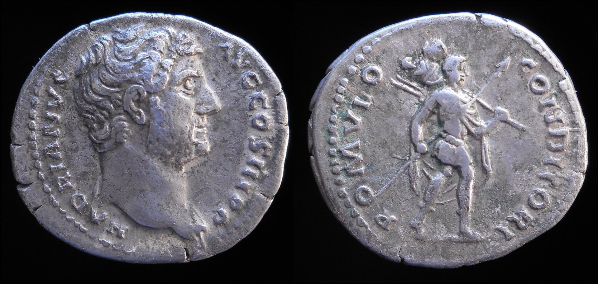 Hadrian AR Denarius Romulo Conditori RIC 266a.jpg