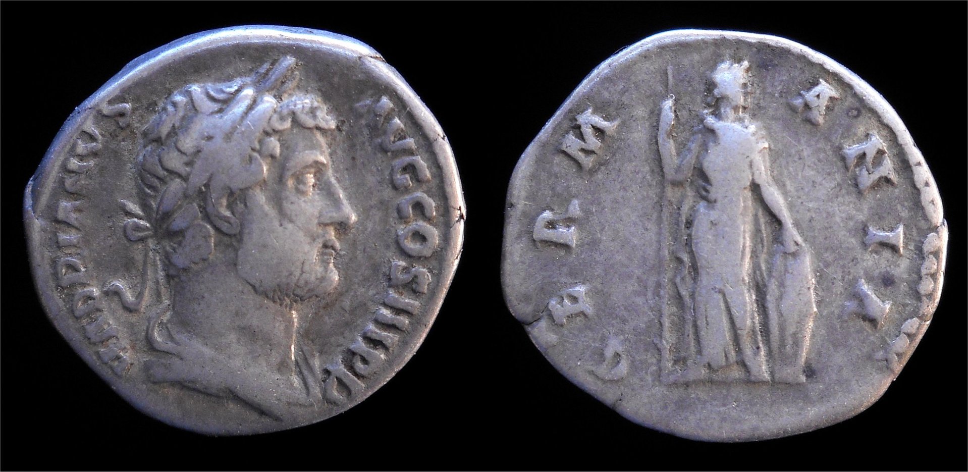 Hadrian AR Denarius Travel Series Germania RIC 302.jpg