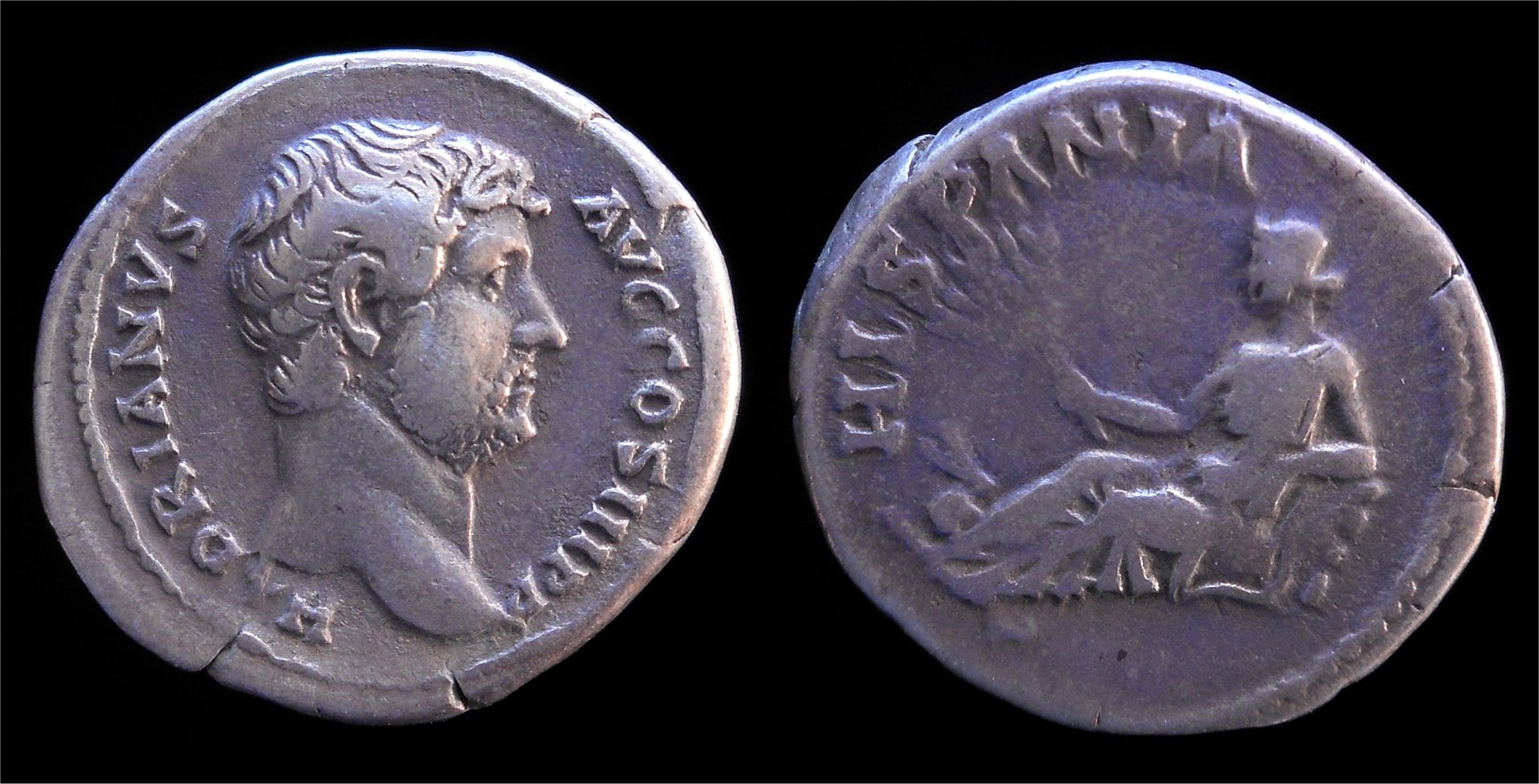 Hadrian AR Denarius Travel Series Hispania RIC 305.jpg
