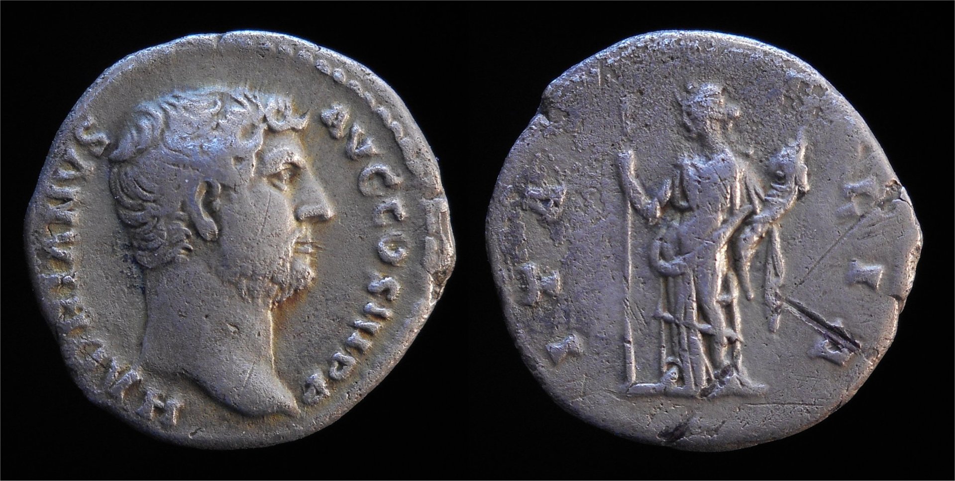 Hadrian AR Denarius Travel Series Italia RIC 307.jpg