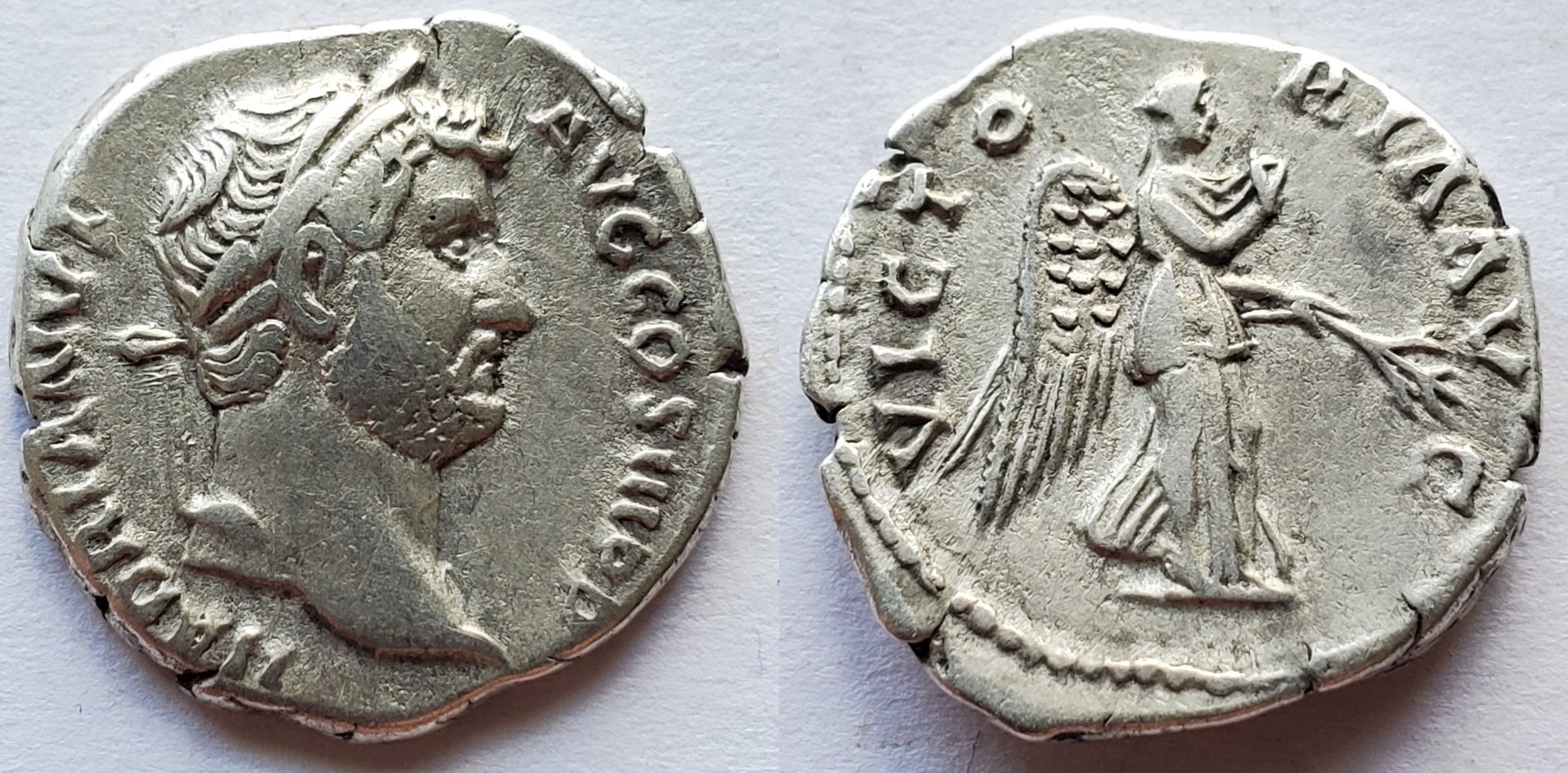Hadrian AR denarius victory pax-nemesis.jpg