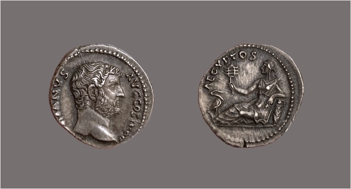 Hadrian denarius egypt.jpg